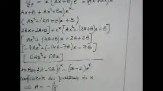 équation différentielle avec second membre ( 2nd ordre ) -7