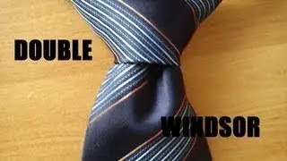 How to tie a tie, EASY DOUBLE WINDSOR, (FROM YOUR POINT OF VIEW) FULL HD