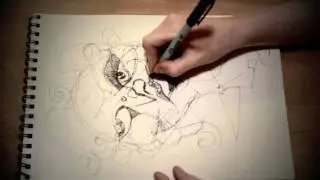 Martini Woman Artwork: Imajen Art - figure sketch #1
