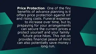 Cost Considerations with Advance Planning