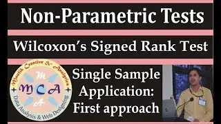 Wilcoxon's Signed Rank Test: Application Part 1