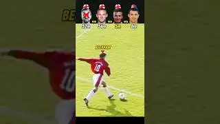 Kane VS Rooney VS Beckham VS Stankovic 🚀😲 Long Shot Challenge