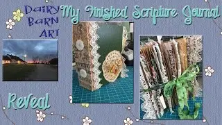 My Finished Scripture Journal - Made with Files from Pink Monarch Prints