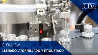 E-FILL SW | Monobloque de llenado, taponado y etiquetado automático | CDA