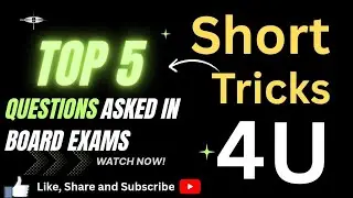 Class 10 CBSE Maths 2026 🔥 | Most Important Board Questions | Short Tricks by Maths Sensei
