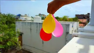 balloon experiments | balloon breaking experiment #baloonexperiment | balloon breaking slow motion