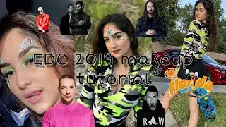⚡EDC Orlando⚡Green Eye Look Makeup Tutorial | Daniella Ramos