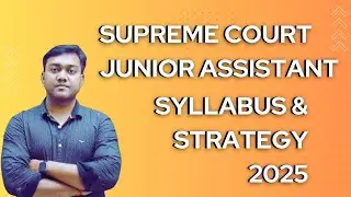 SCI Junior Court Assistant Syllabus & Exam Strategy || Nishant eAcademy