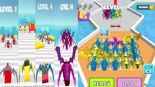 Spider Train in Merge Spider Train 3D Run Max Level Gameplay