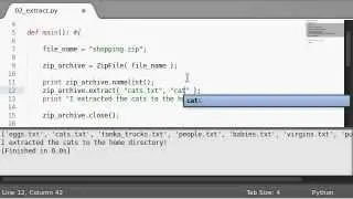 Python [zipfile] 03 Extracting Babies
