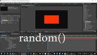 Выражения  Метод random в After Effects Часть 2