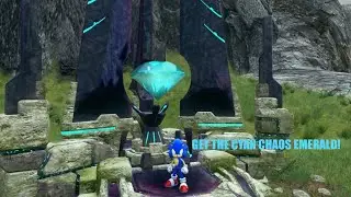Sonic Frontiers - Ouranos Island - Unlocking Chaos Emerald Vaults - Get the Cyan Chaos Emerald