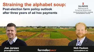 Straining the alphabet soup: Post-election farm policy outlook after three years of ad hoc payments