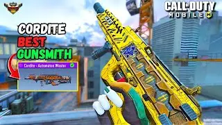 CORDITE Gunsmith For Call Of Duty Mobile // WHAT IS THE BEST GUN IN CALL OF DUTY MOBILE // #codm