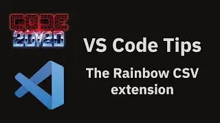 VS Code tips — The Rainbow CSV extension