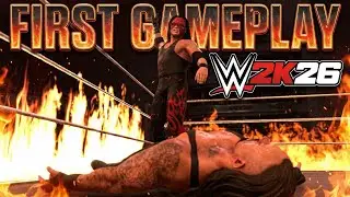 WWE 2K26 - FIRST GAMEPLAY KANE VS UNDERTAKER | HELL IN A CELL MATCH 