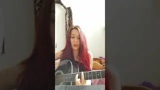 The Black Keys - Tighten Up (Julie B extract acoustic guitar cover) JulieB