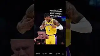 Lakers fans when they see D Angelo Russel do Cardio instead of scoring 😭 #nba #shaqandkobe #meme