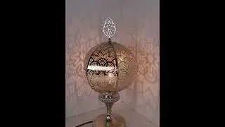 Moroccan Metal Table Lamp ♡ YIASSU.COM