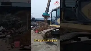 Moves steel plates like magic 🧲 #LiftingInnovation #SteelHandler #SuctionMaster#ZHSHTECH