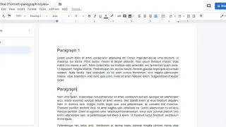 How to use the Document Outline in Google Docs