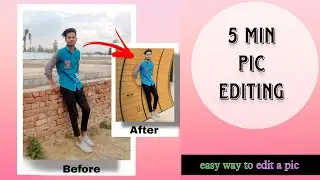 || 5 min photo editing || 5 min me photo edit | @mobiEditing