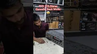 PHX 210 Stereo Cassette Player Deck Repairing Complete Music Testing #phx #deck #shorts #youtube