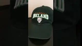 Baseball Ireland Green Cap with Adjustable Strap and Buckle