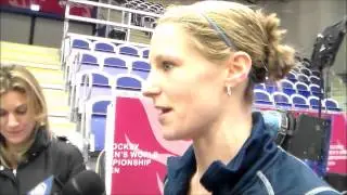 Power Play with CJ: Kacey Bellamy Post Practice on April 2, 2015