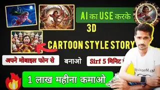 Animation Cartoon Video kaise banaye? How To Make Cartoon In Mobile 3d animation video kaise banaye