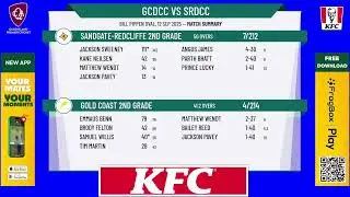 Gold Coast 2nd Grade v Sandgate-Redcliffe 2nd Grade