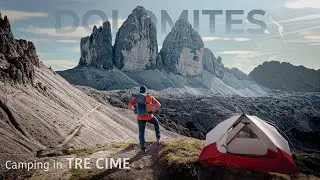 ASMR Camping in the Dolomites | Full Day at Tre Cime & Cadini di Misurina Hike