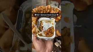😱 ₹21/- Samosa Chole Chaat 🥵 #shorts #viralvideo #shortvideo #trending #youtubeshorts #youtube