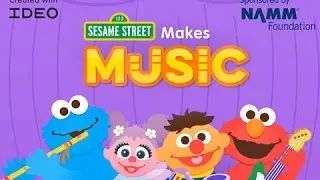 Sesame Street Makes Music - iPad app demo for kids - Ellie