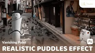 Realistic Puddles Effect - Adobe Photoshop tutorial