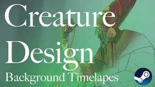 Relaxing Art Timelapse | Horror Creature from Blood Vow (Wishlist on Steam)