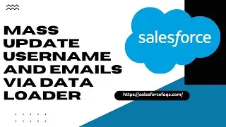 mass update email and username in salesforce via data loader