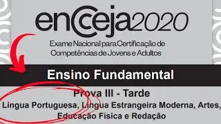 📘 [RESOLU&Ccedil;&Atilde;O DA PROVA] - L&iacute;ngua Portuguesa - ENCCEJA 2020 - Ensino Fundamental