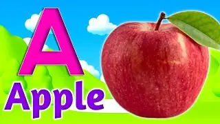 Phonics Song with TWO Words - A For Apple - ABC Alphabet Songs with Sounds for Children
