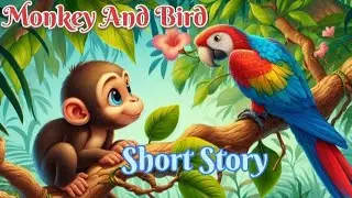 The Monkey 🐒 And The Bird 🐦 Story in English| Short Story|