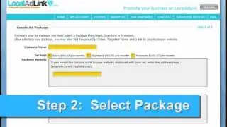 LocalAdLink Training How to Enroll a New Customer in the System