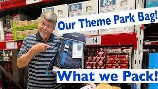 What we pack in our Disney Park Bag to Save Money!