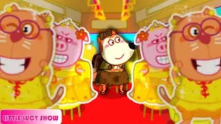 Broke Girl In All Rich Students - First Day of School | Lucy Cartoon for Kids