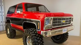 Unboxing traxxas trx4 Chevy Blazer
