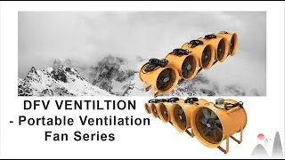 DFV Ventilation - Portable Blower Fan Series Size 8