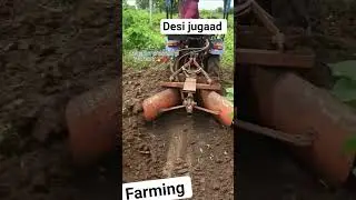 desi jugaad by tractor #desi #jugaad #jugad #farming #kheti #khetibadi #tractor
