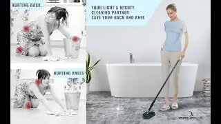3-In-1 bathroom cleaning brush & Tiles, Floor, Toilet, Window & Glass cleaning Brush for Home
