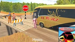 World Bus Driving Simulator || Wooden bridge 🌉 Broken
