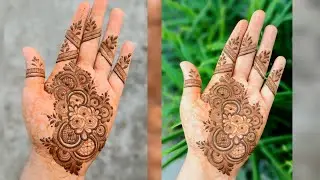 Simple string mehendi design / beautiful mehendi design 