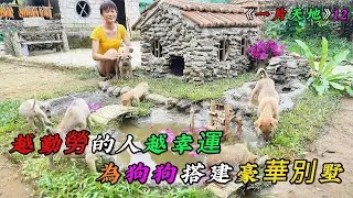 女人越勤勞越幸運，為狗狗搭建豪華別墅《一片天地》12